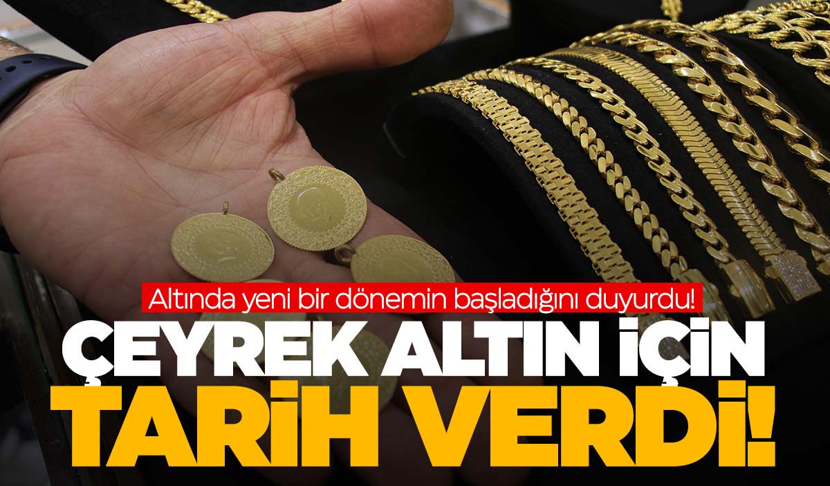 Çeyrek altın için tarih verdi 550 TL birden Manisa Kulis Haber