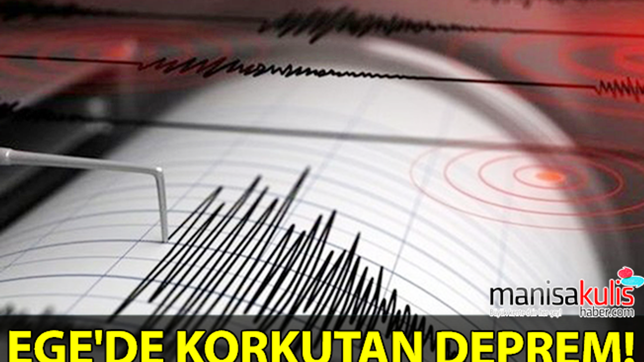 Ege Denizi'nde 3.9 büyüklüğünde deprem