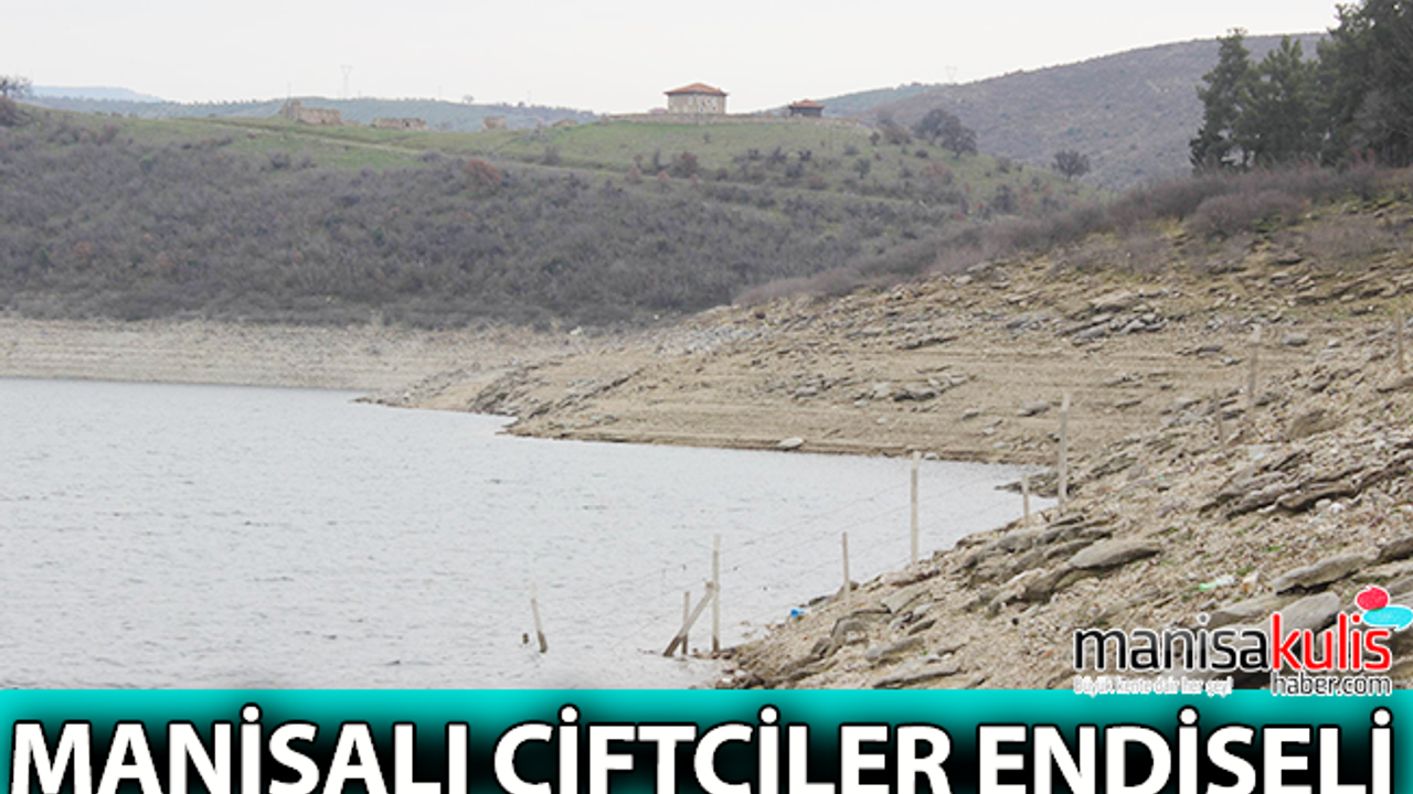Demirköprü Barajı’nda korkutan görüntü