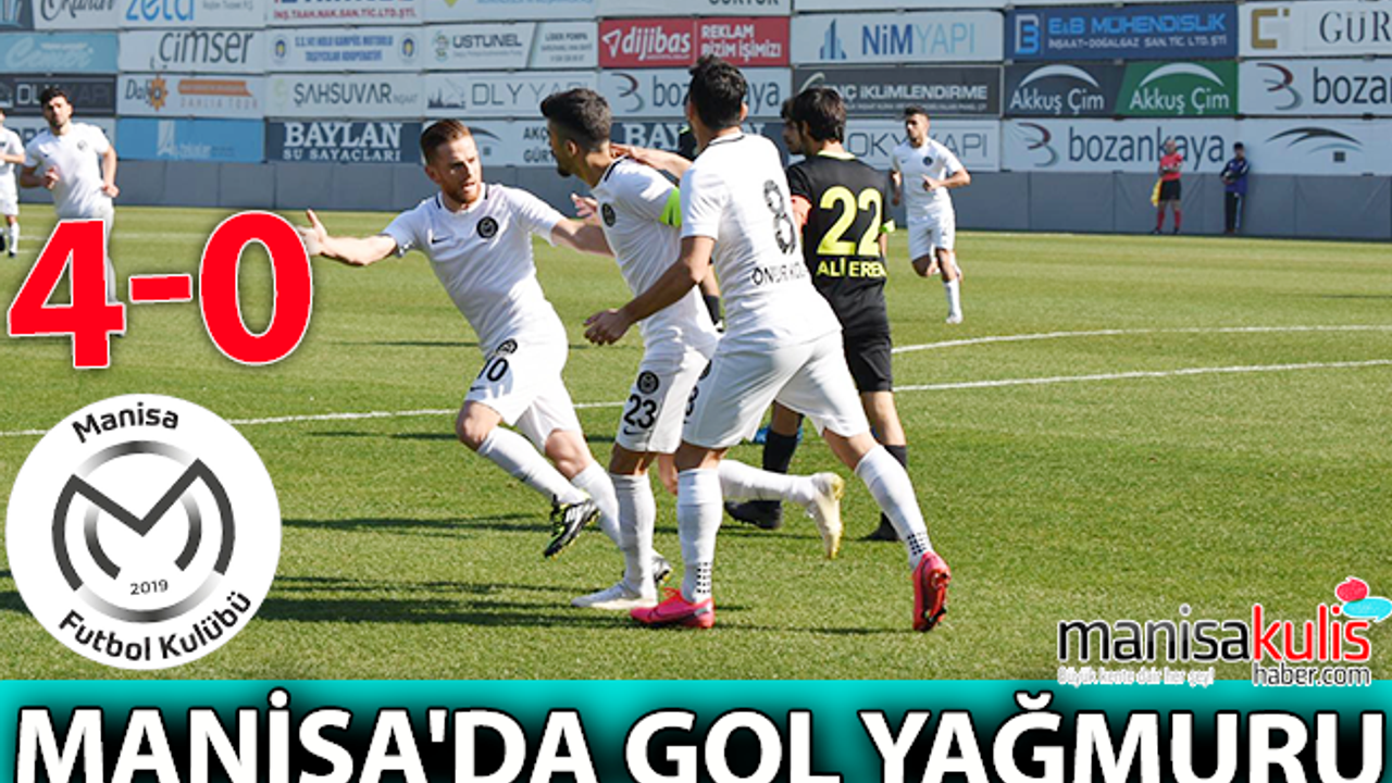İlk yarıyı Manisa FK 4-0 önde tamamladı