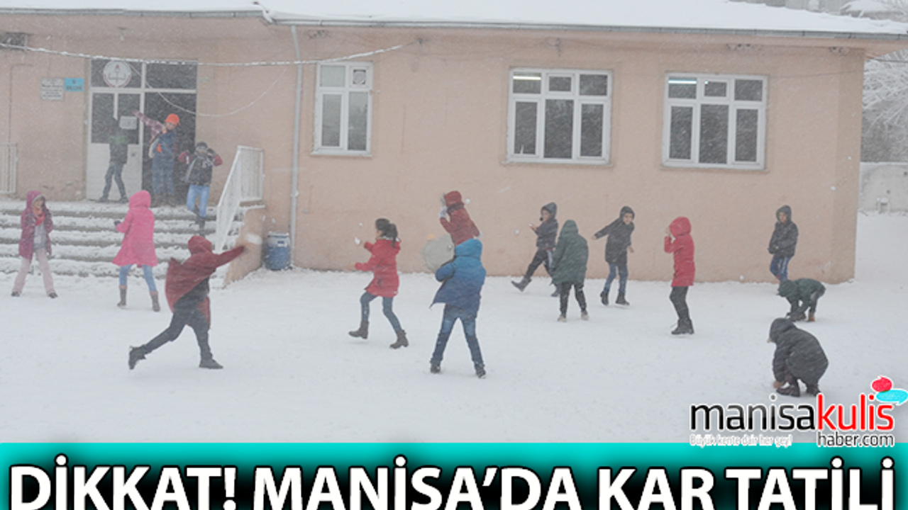 Kar yağışı nedeniyle o ilçede okullar tatil