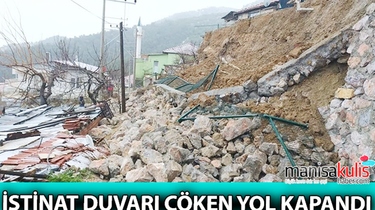 Manisa’da yağışlar hayatı olumsuz etkiliyor