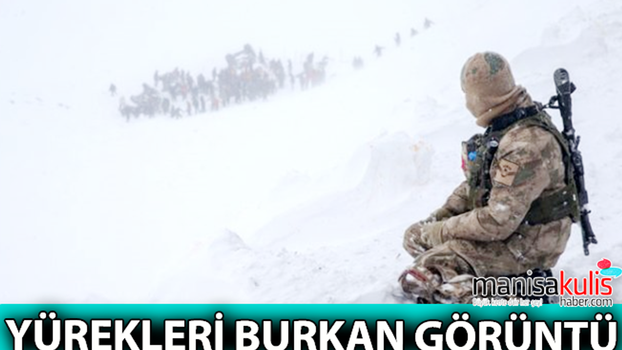 Van'daki çığ faciasına bu kare damga vurdu