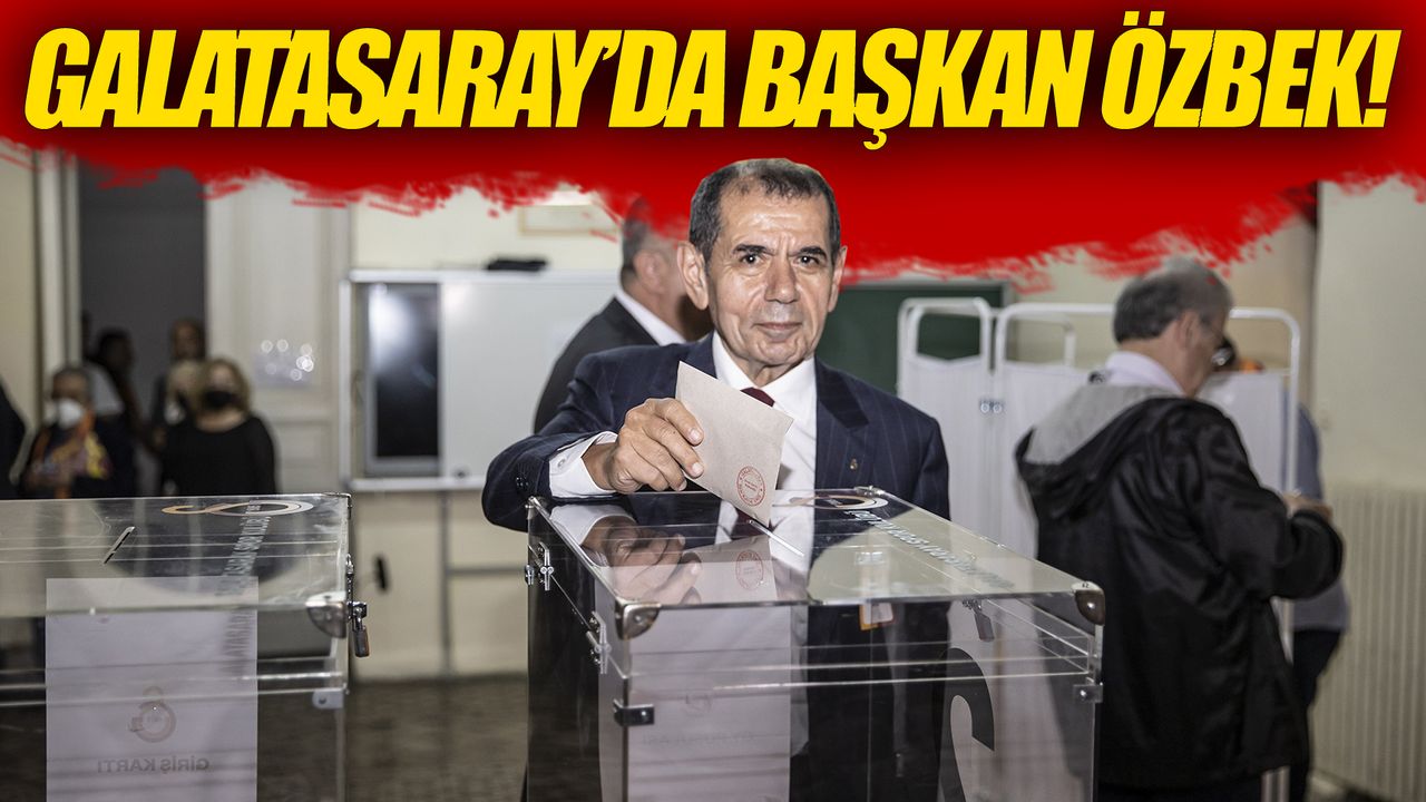 Galatasaray'da başkan Dursun Özbek oldu