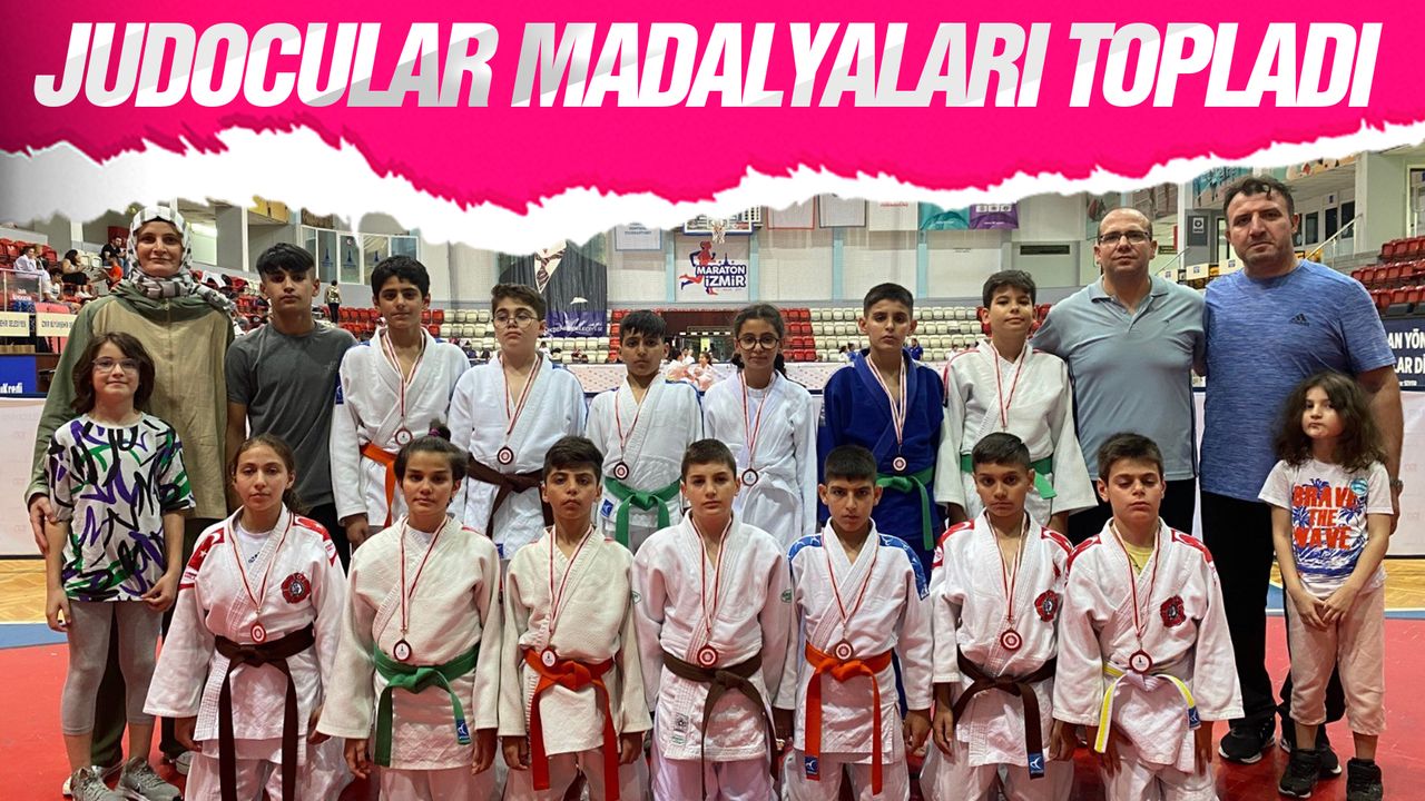 Manisa BBSK'lı judocular İzmir'de madalyaları topladı