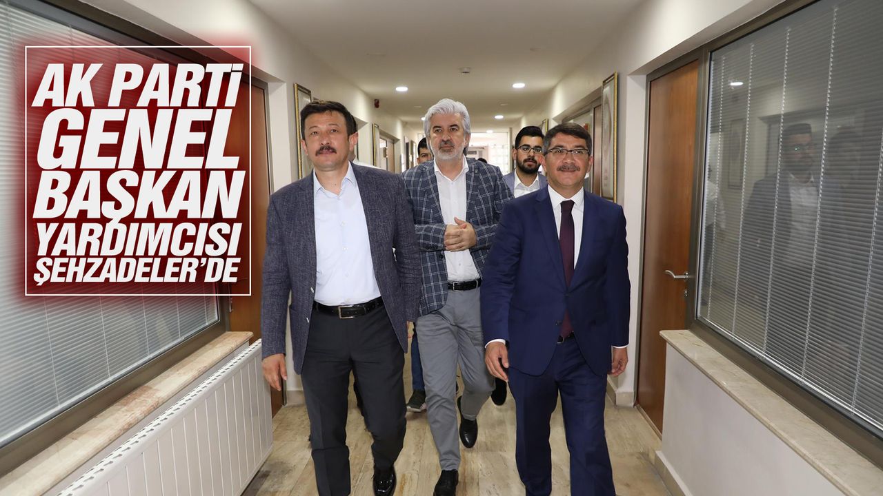 Çelik, AK Parti Genel Başkan Yardımcısı Hamza Dağ'ı ağırladı