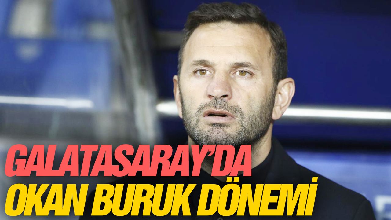 Galatasaray'ın yeni teknik direktörü Okan Buruk oldu