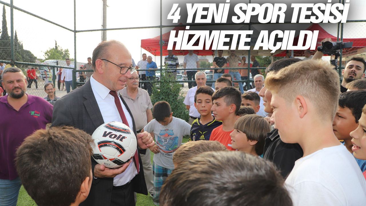 Turgutlu'da 3 milyon TL'lik yeni spor tesisi yatırımı