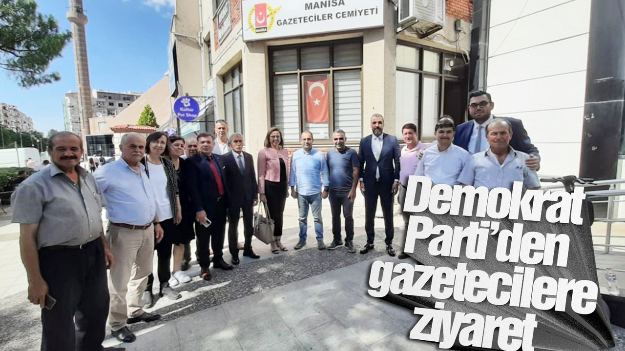 DP Genel Başkan Yardımcısı Aksoy Gazeteciler Cemiyeti'ni ziyaret etti