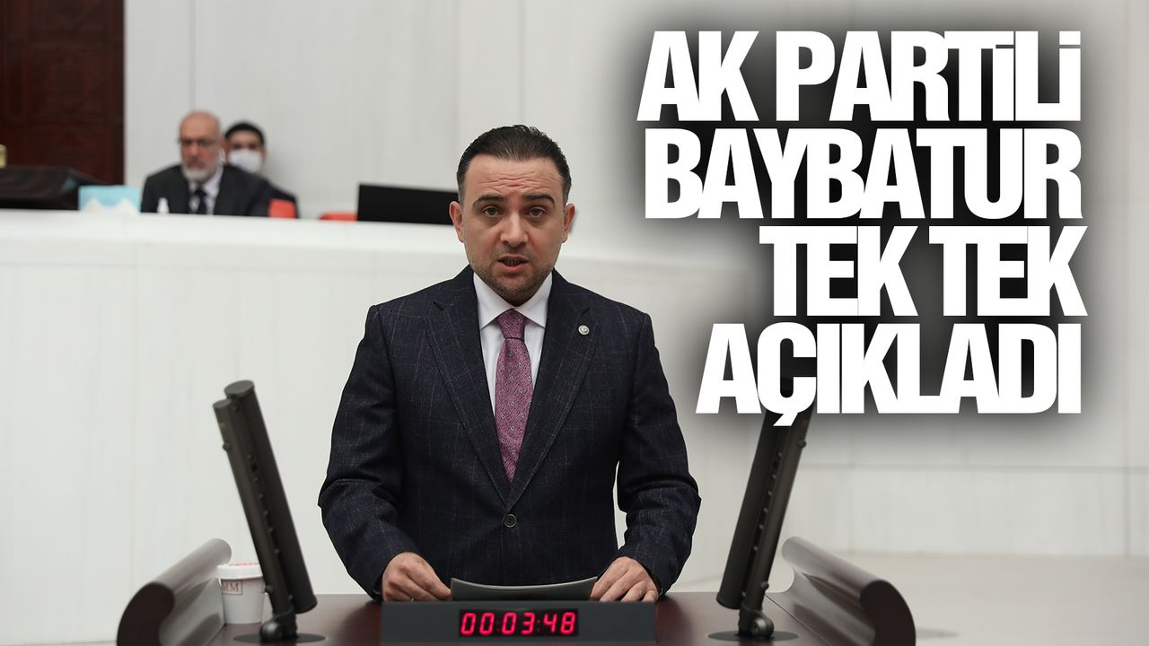 AK Partili Baybatur, sağlık çalışanları için yapılanları açıkladı