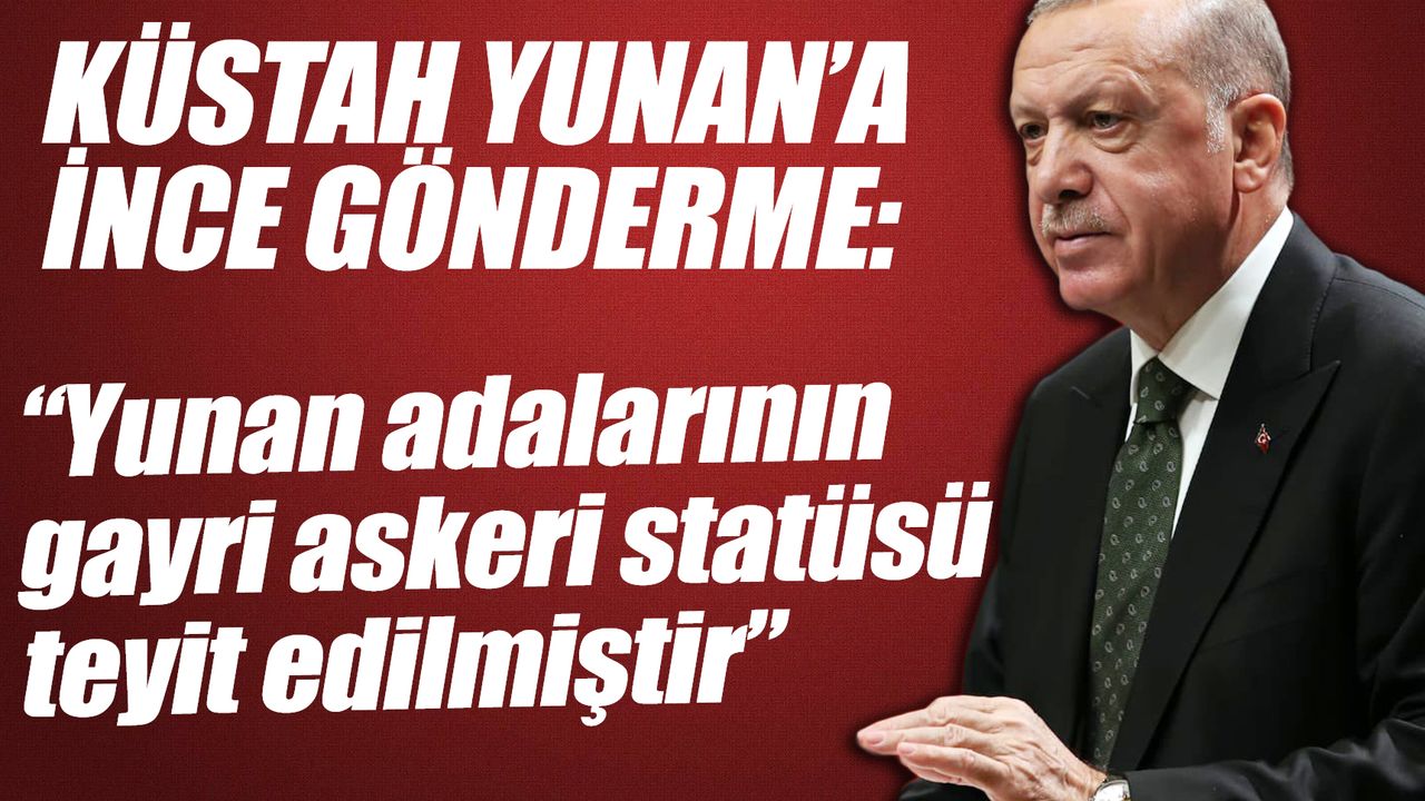 Cumhurbaşkanı Erdoğan’dan Lozan mesajı