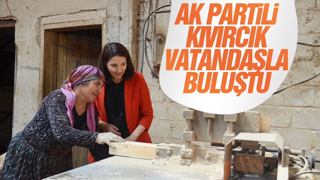 AK Parti'li Semra Kaplan Kıvırcık'tan Demirci'ye ziyaret