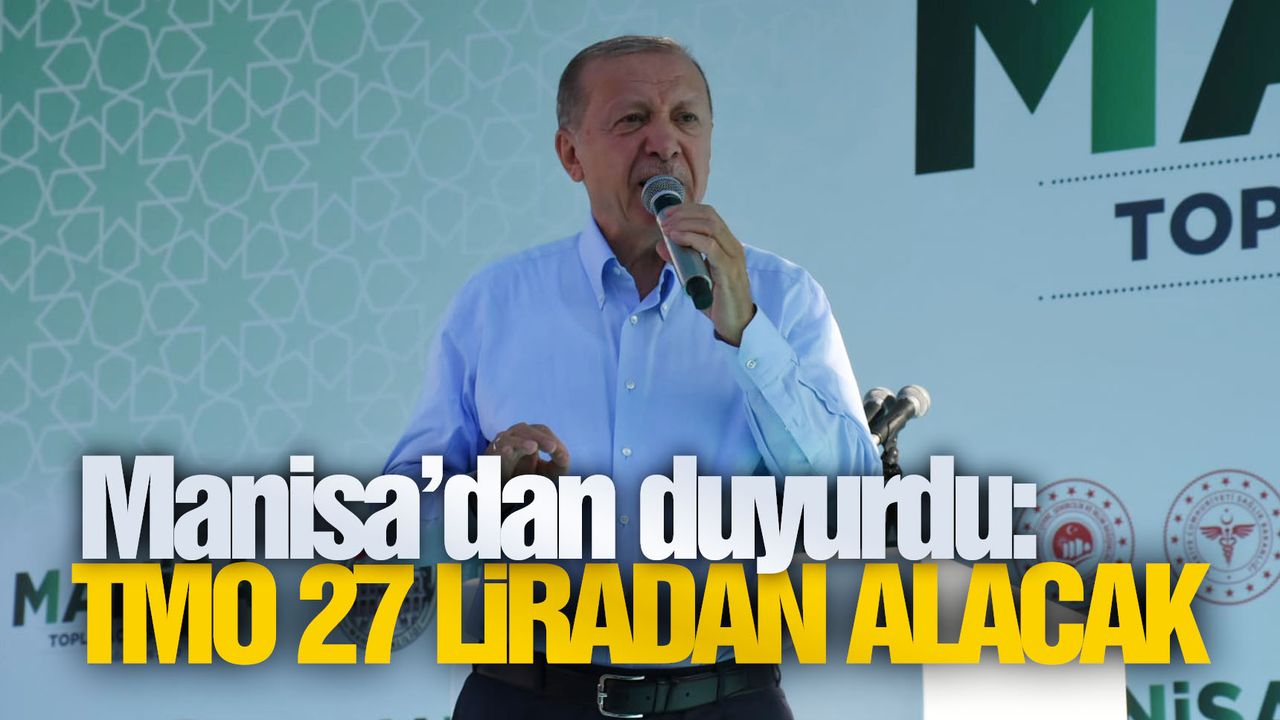 Cumhurbaşkanı Erdoğan Manisa'da konuştu!