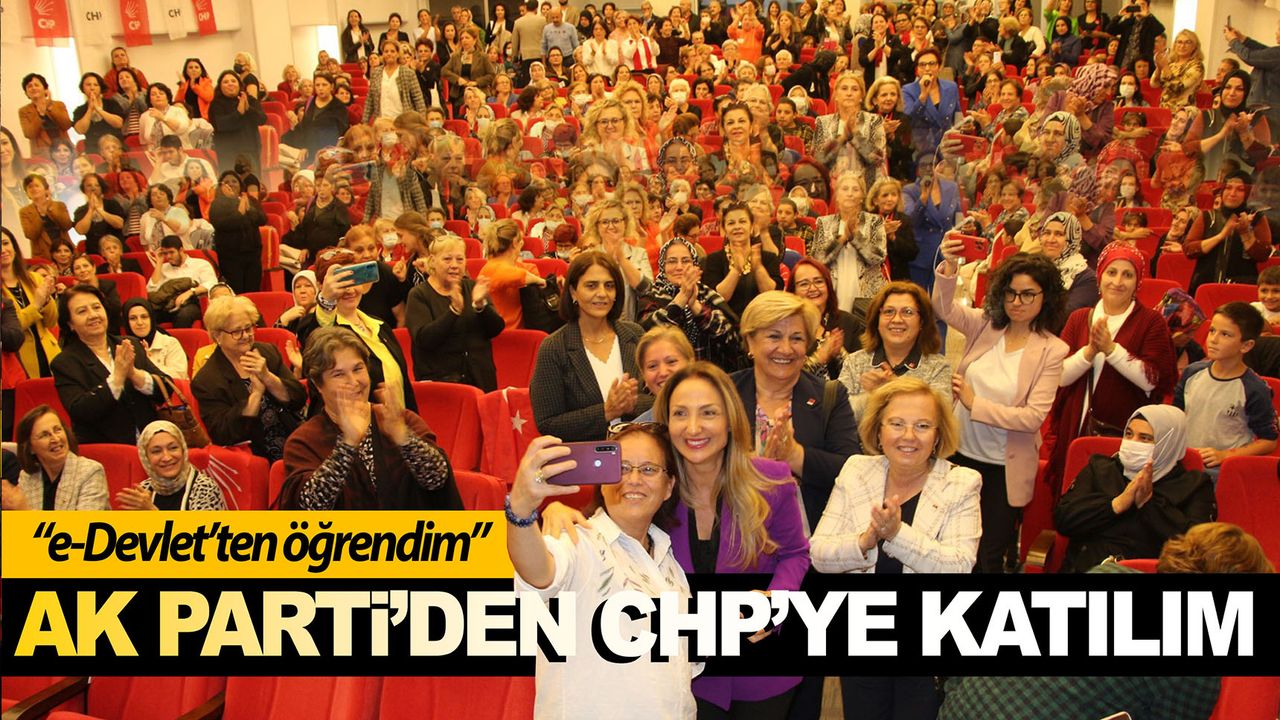 Manisa’da AK Parti’den 200 kadın CHP’ye katıldı