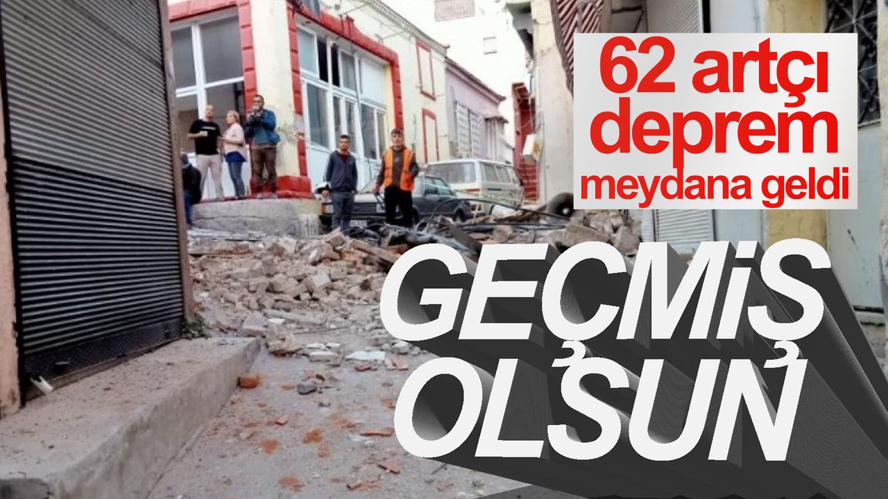 İzmir’de 62 artçı sarsıntı meydana geldi
