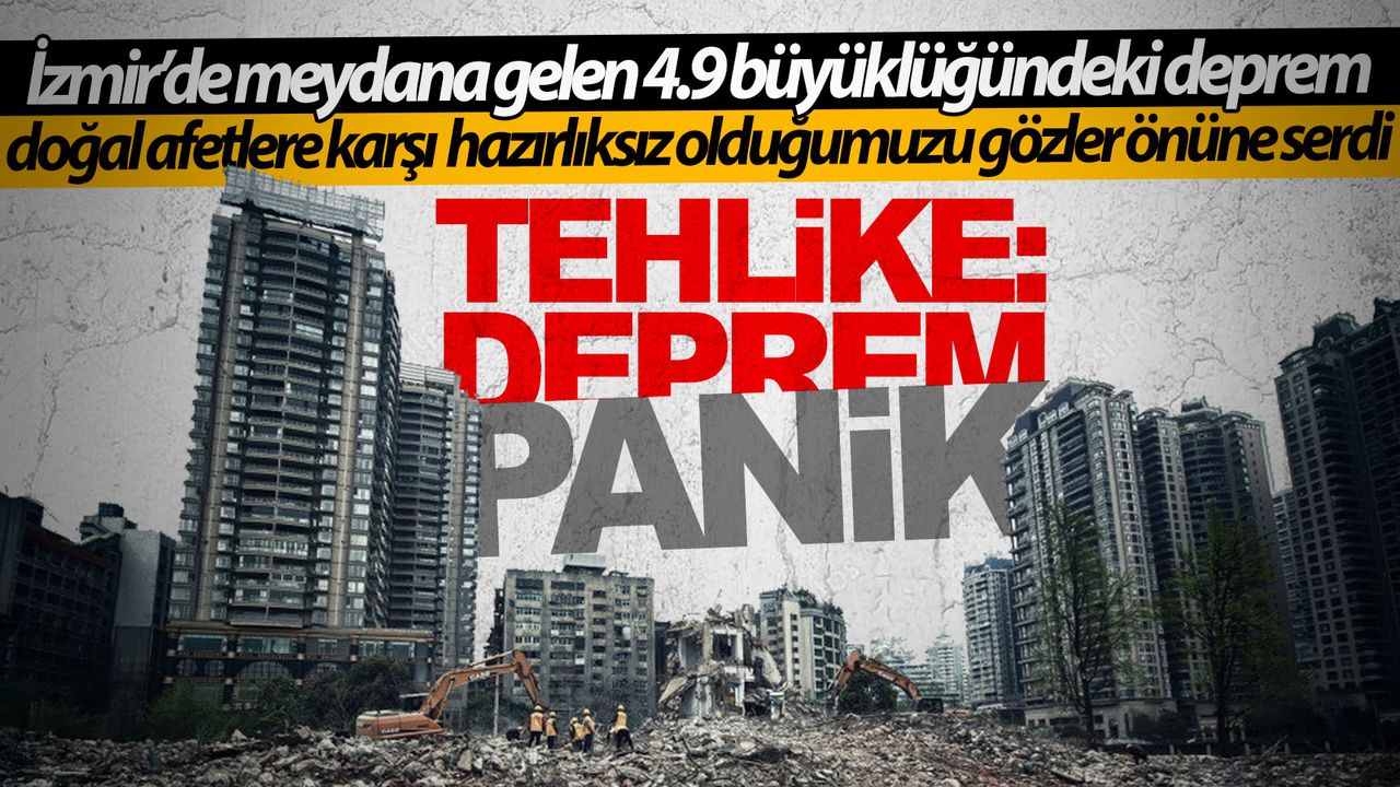 Depremdeki tehlike: Panik!