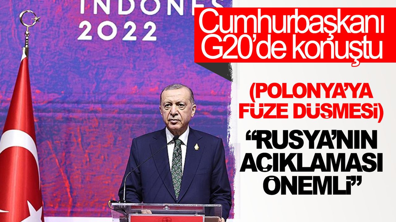 Cumhurbaşkanı Erdoğan'dan Polonya ve Rusya açıklaması
