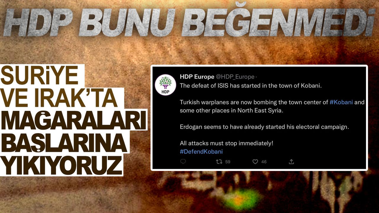 TSK'nın terör operasyonu HDP'yi rahatsız etti