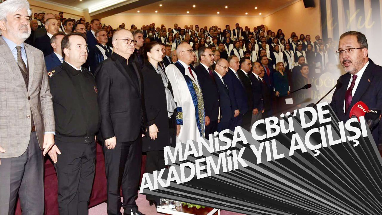 Manisa CBÜ'de akademik yıl açılış töreni yapıldı