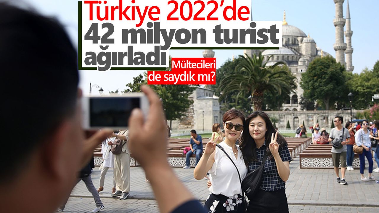 Türkiye, 2022'nin 11 ayında 42 milyondan fazla yabancı ziyaretçiyi ağırladı