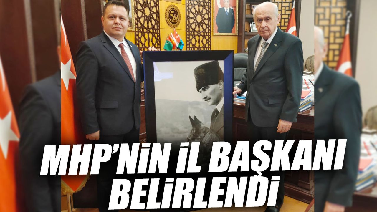 Manisa MHP’de il başkanı Cüneyt Tosuner oldu