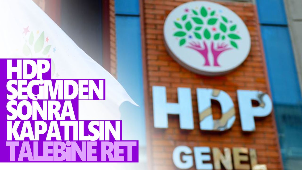 AYM'den, HDP davasının ertelenmesi talebine ret