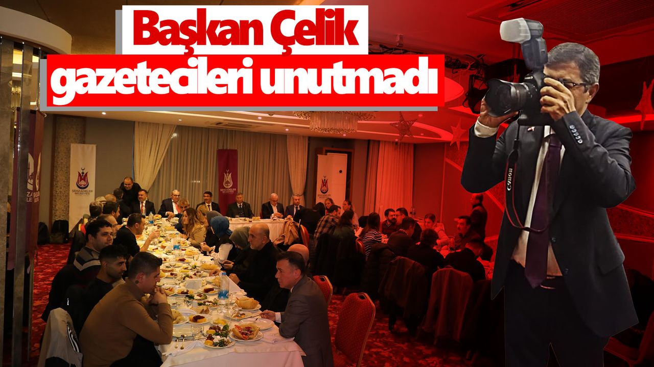 Başkan Çelik'ten Manisa basınına 10 Ocak jesti