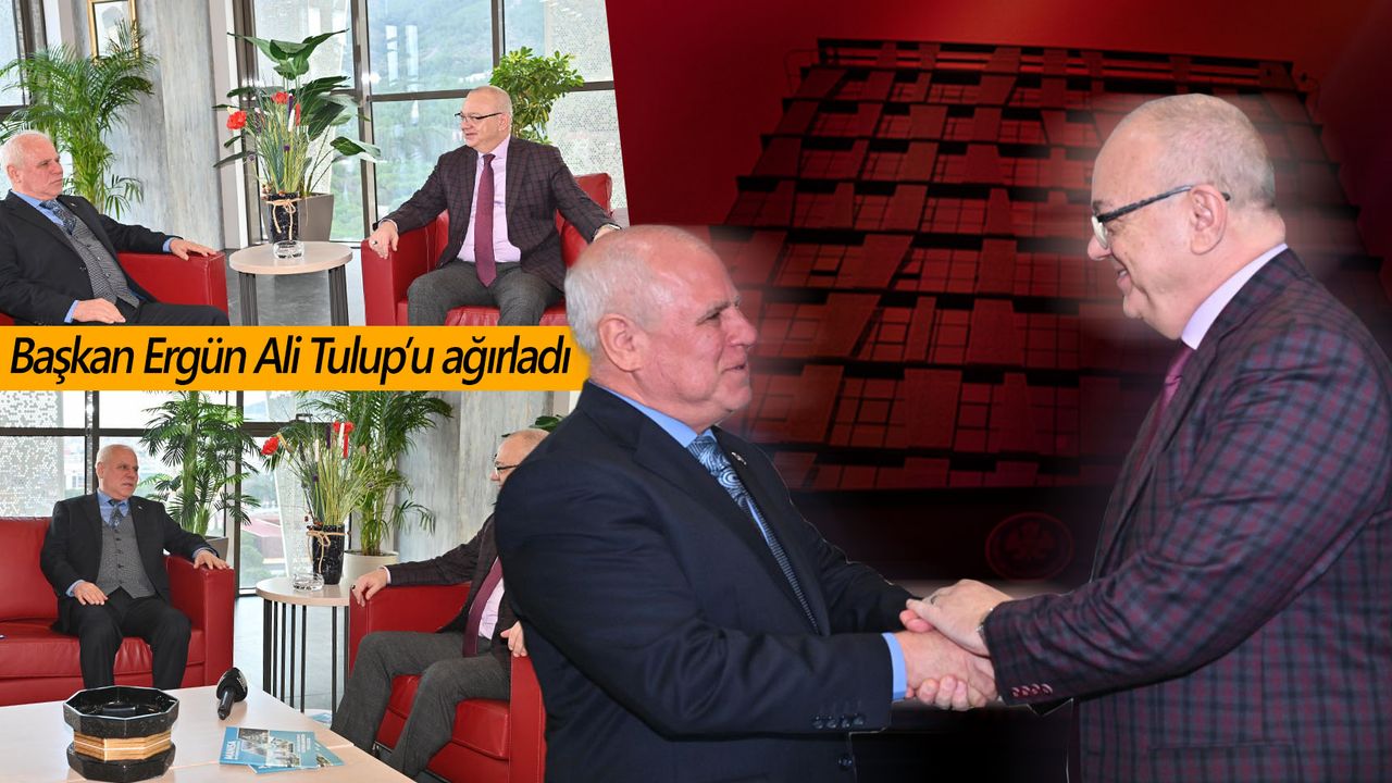 Başkan Ergün, Soma Belediye Başkanı Ali Tulup’u ağırladı