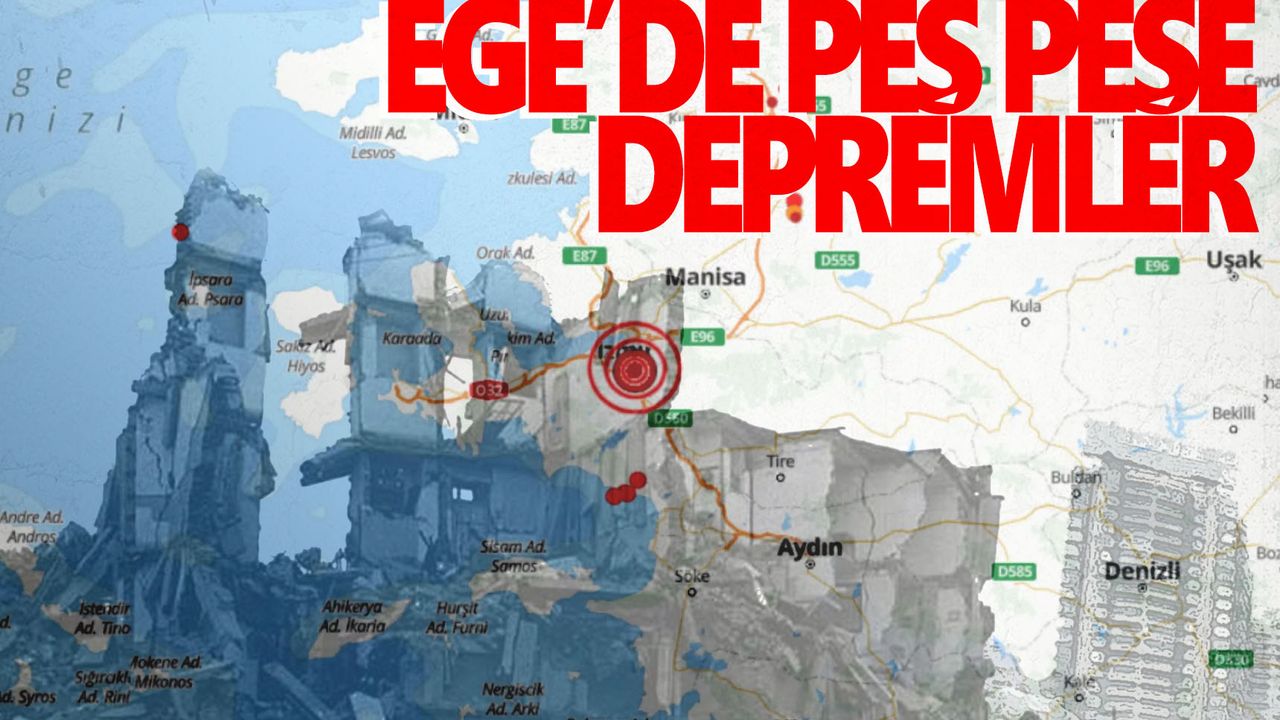 Ege'de deprem hareketliliği
