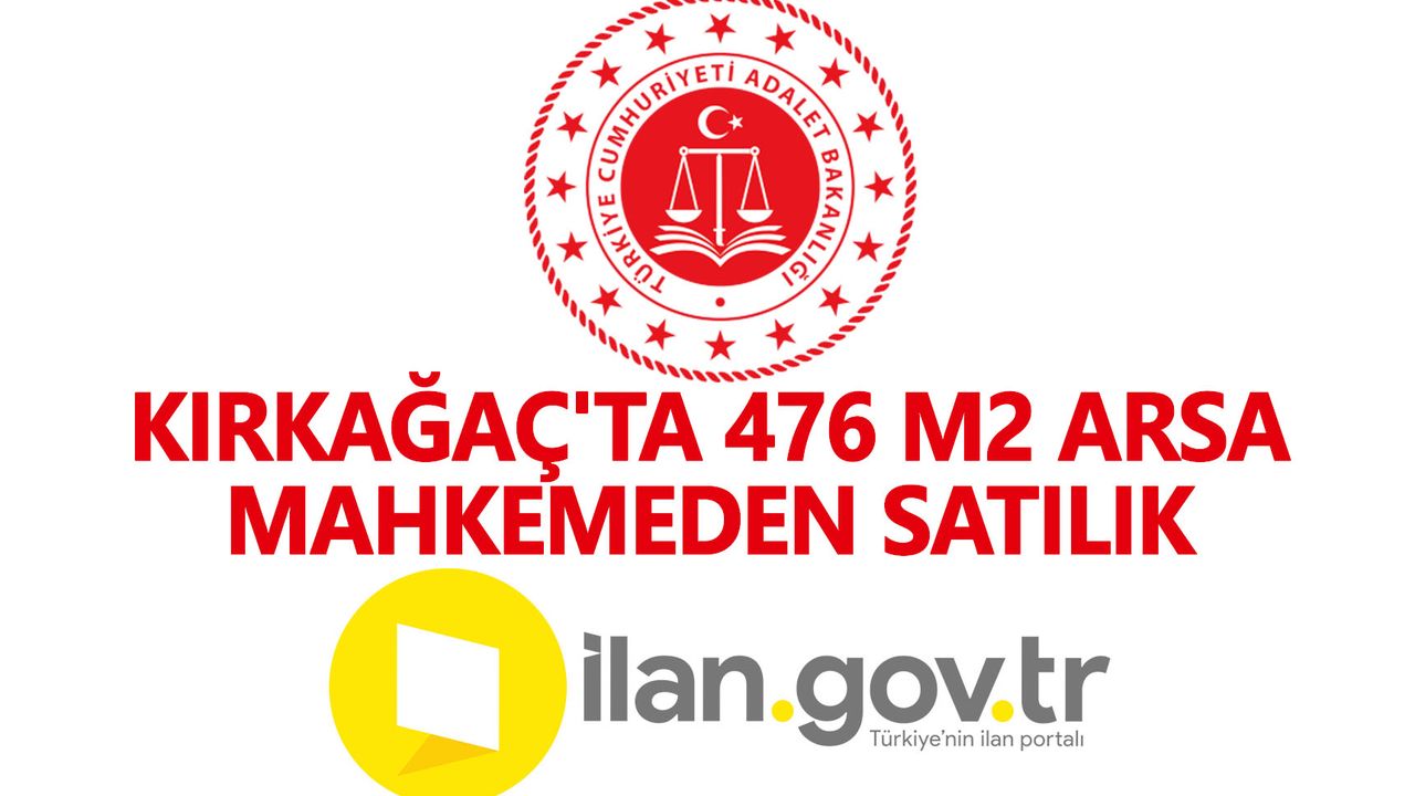 Kırkağaç'ta 476 M2 Arsa Mahkemeden Satılık (Çoklu Satış)