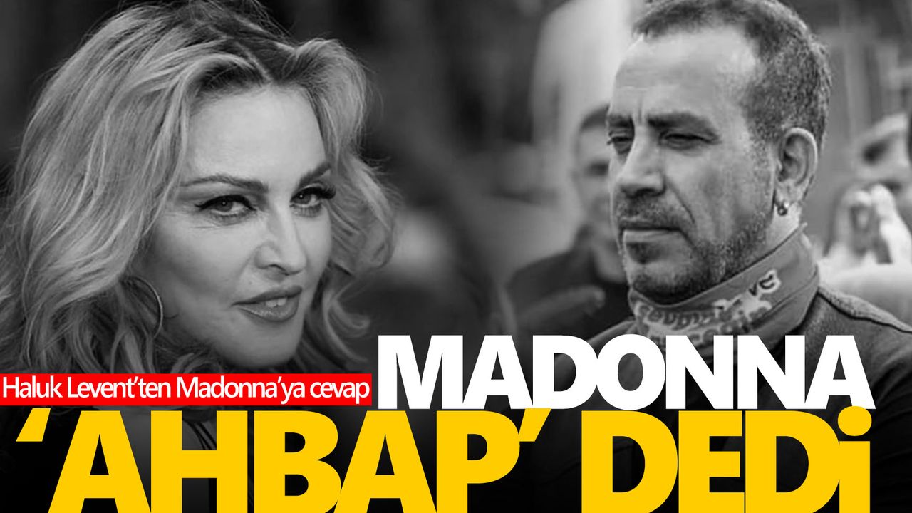 Madonna'dan AHBAP paylaşımı... Haluk Levent'ten yanıt