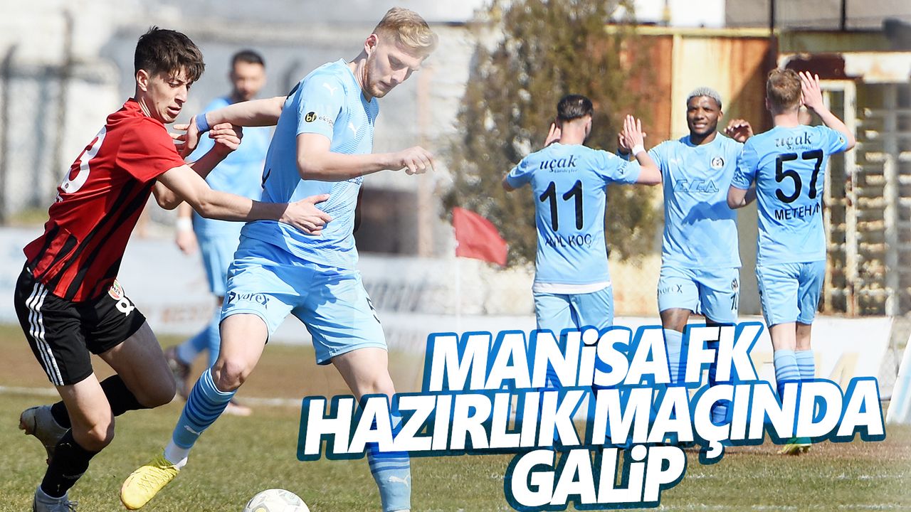 Manisa FK Turgutluspor’u mağlup etti: 3-2