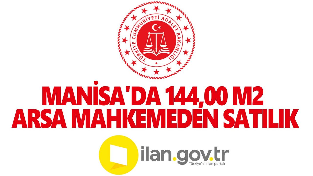 Manisa'da 144,00 M2 Arsa Mahkemeden Satılık