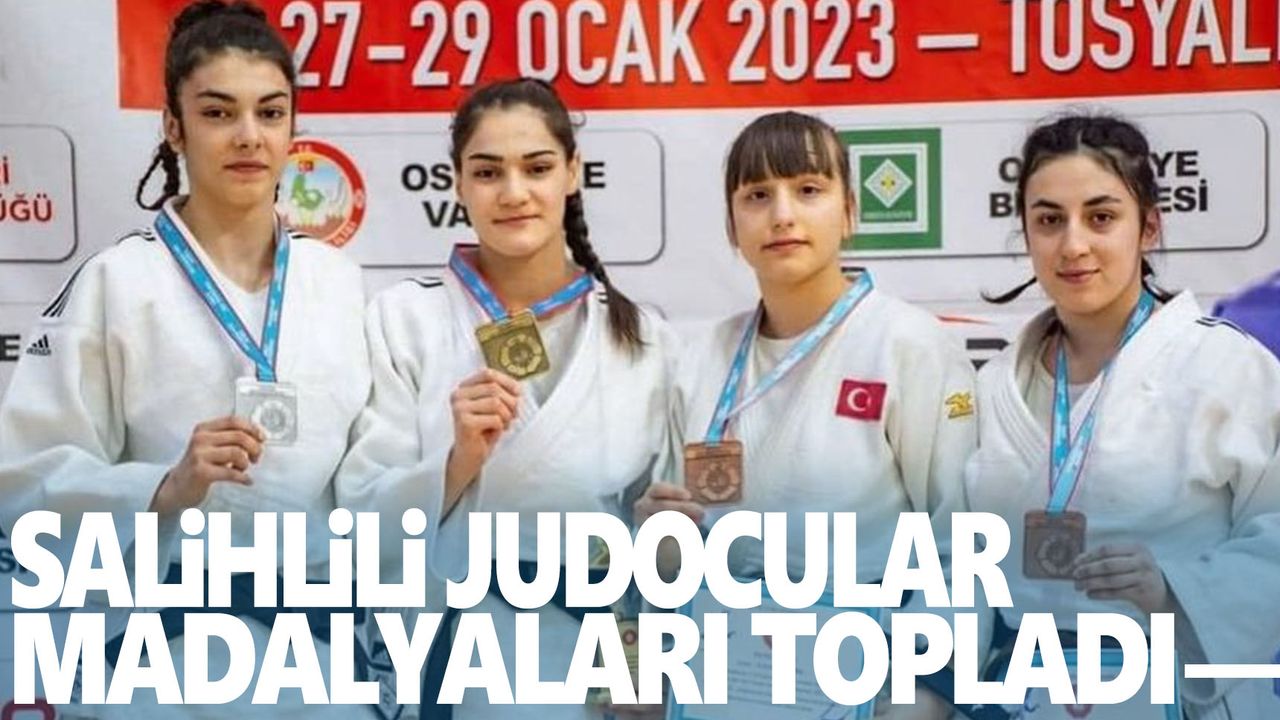 Salihlili judocular, Osmaniye’de derece yaptı  