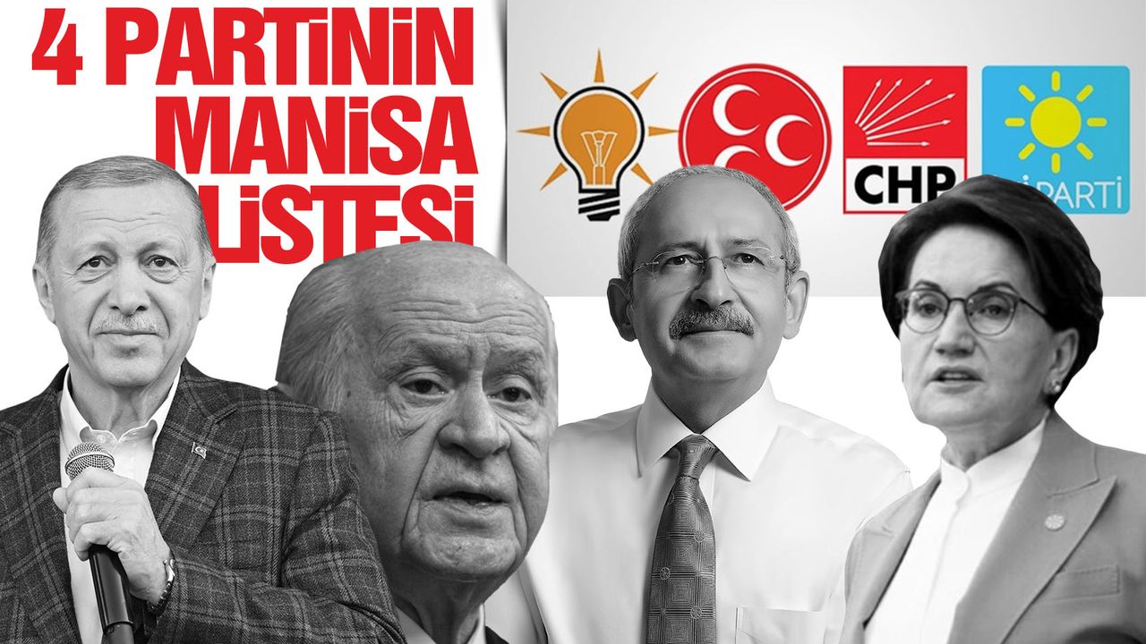 AK Parti, CHP, İYİ Parti ve MHP'nin Manisa milletvekili adayları kimdir?