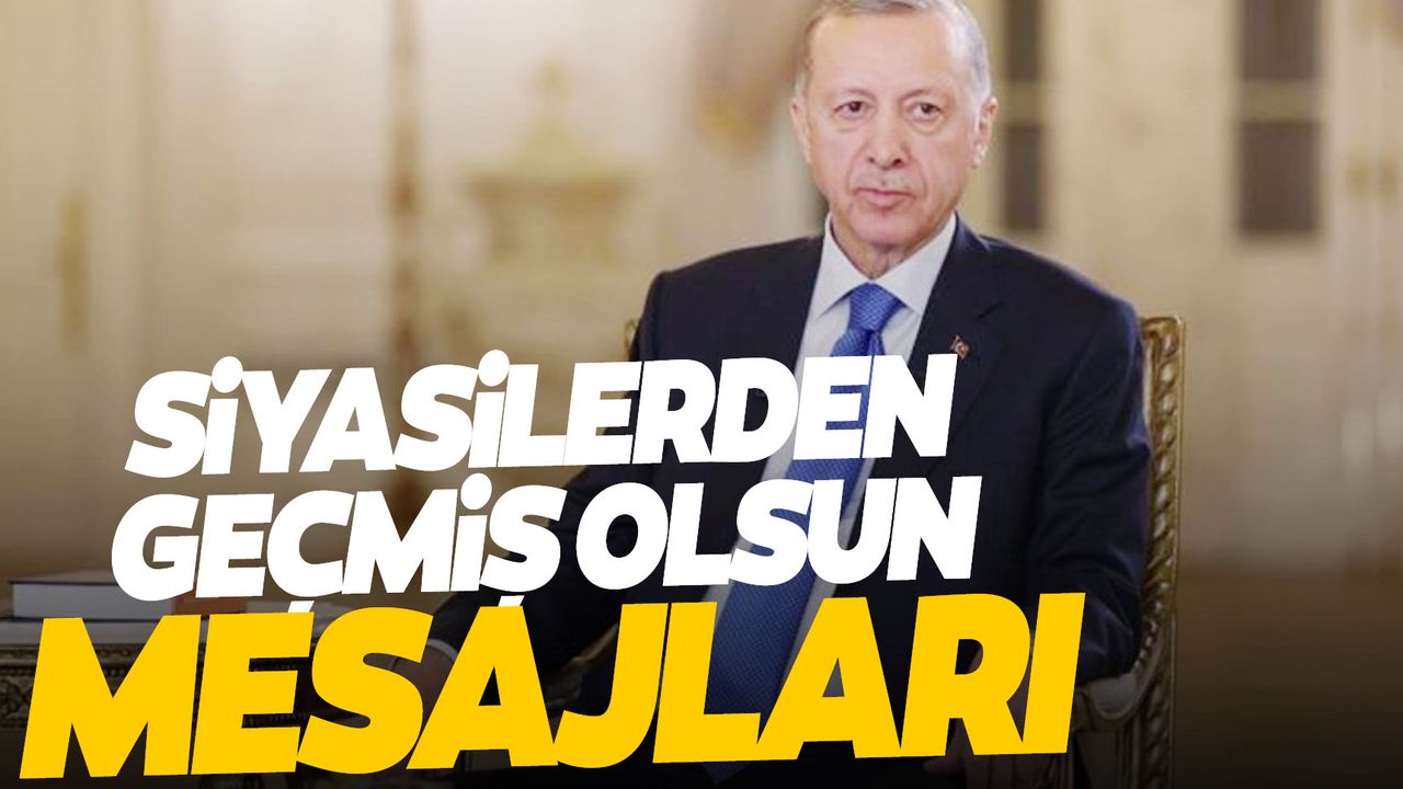 Canlı yayında rahatsızlık geçiren Cumhurbaşkanı Erdoğan'a geçmiş olsun mesajları