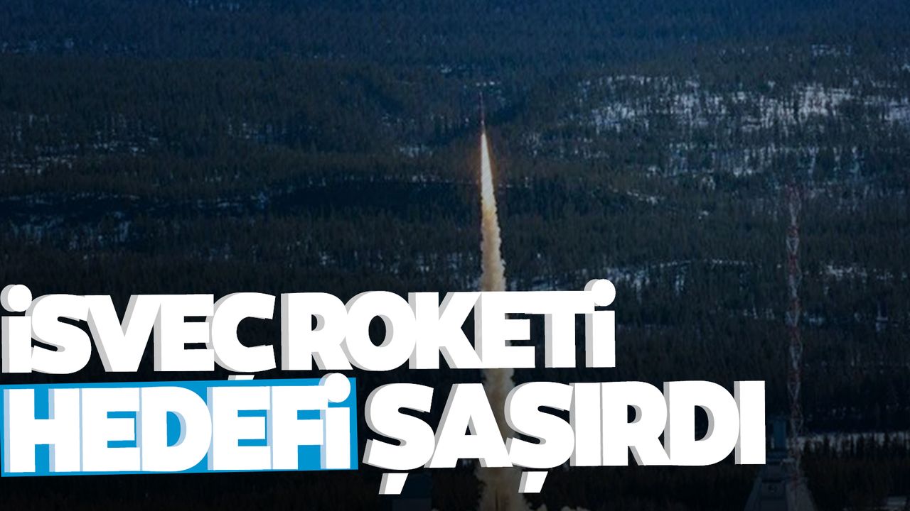 İsveç’ten fırlatılan roket yolunu şaşırdı!