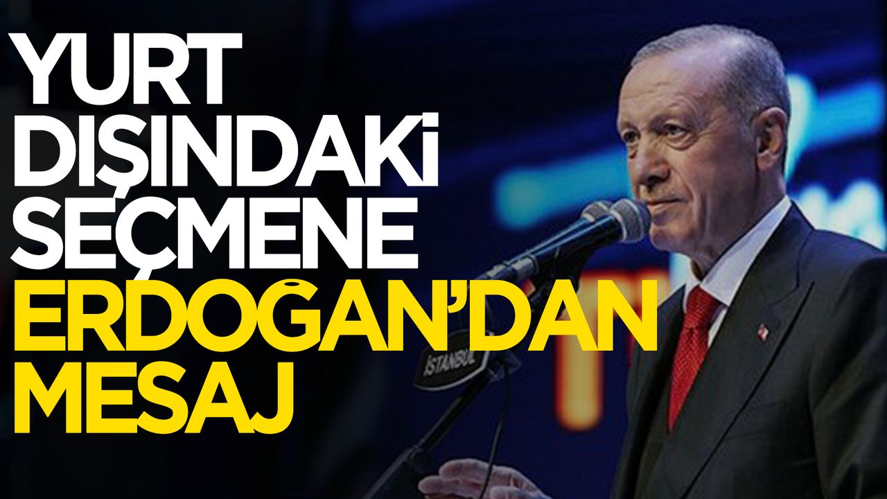 Cumhurbaşkanı Erdoğan: Demokratik hakkınızı muhakkak kullanmanızı rica ediyorum