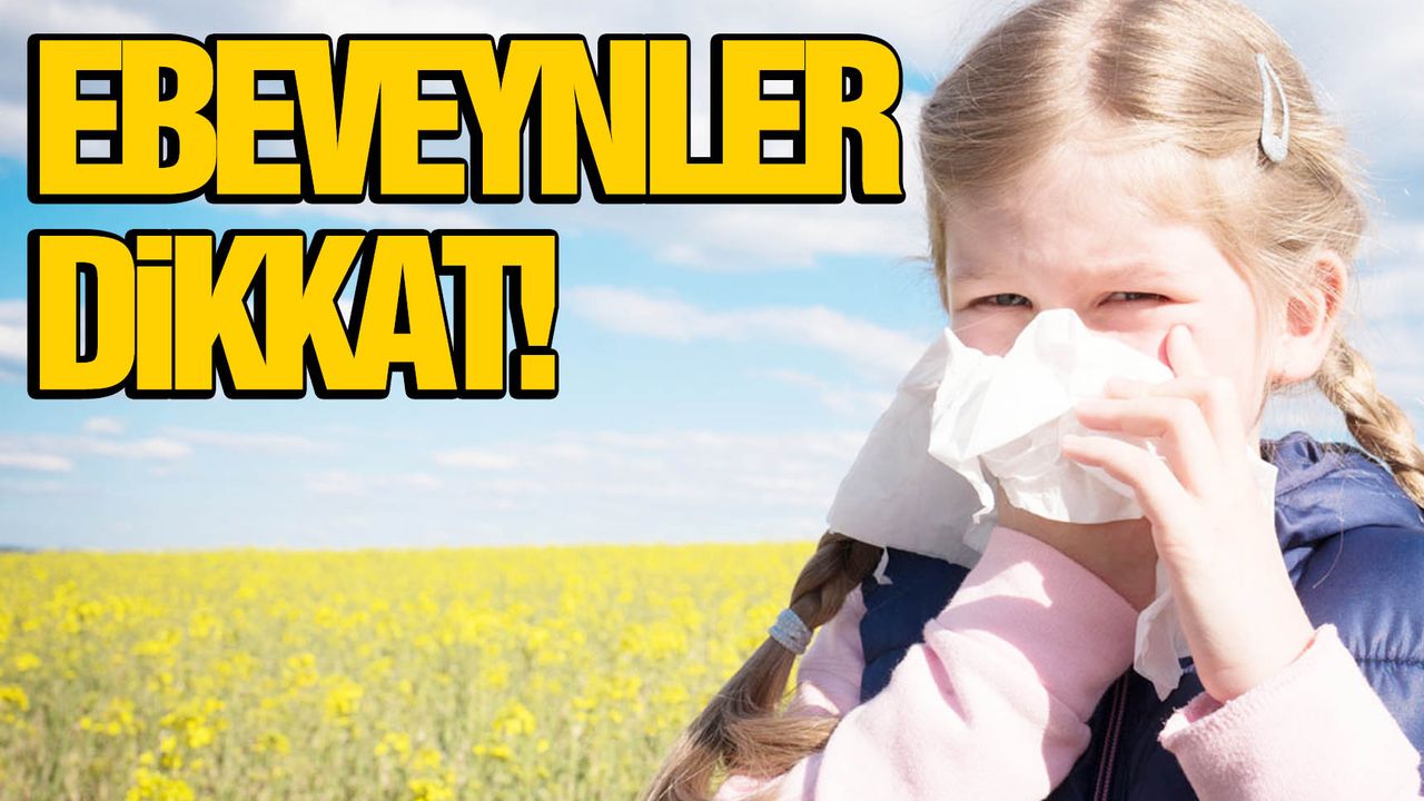 Çocuklarda polen alerjisi ile gribi karıştırmayın