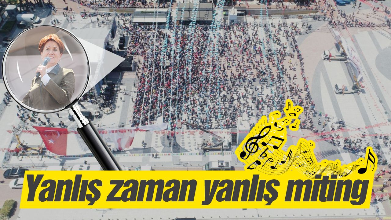 Meral Akşener'in Manisa mitingine beklenen katılım olmadı