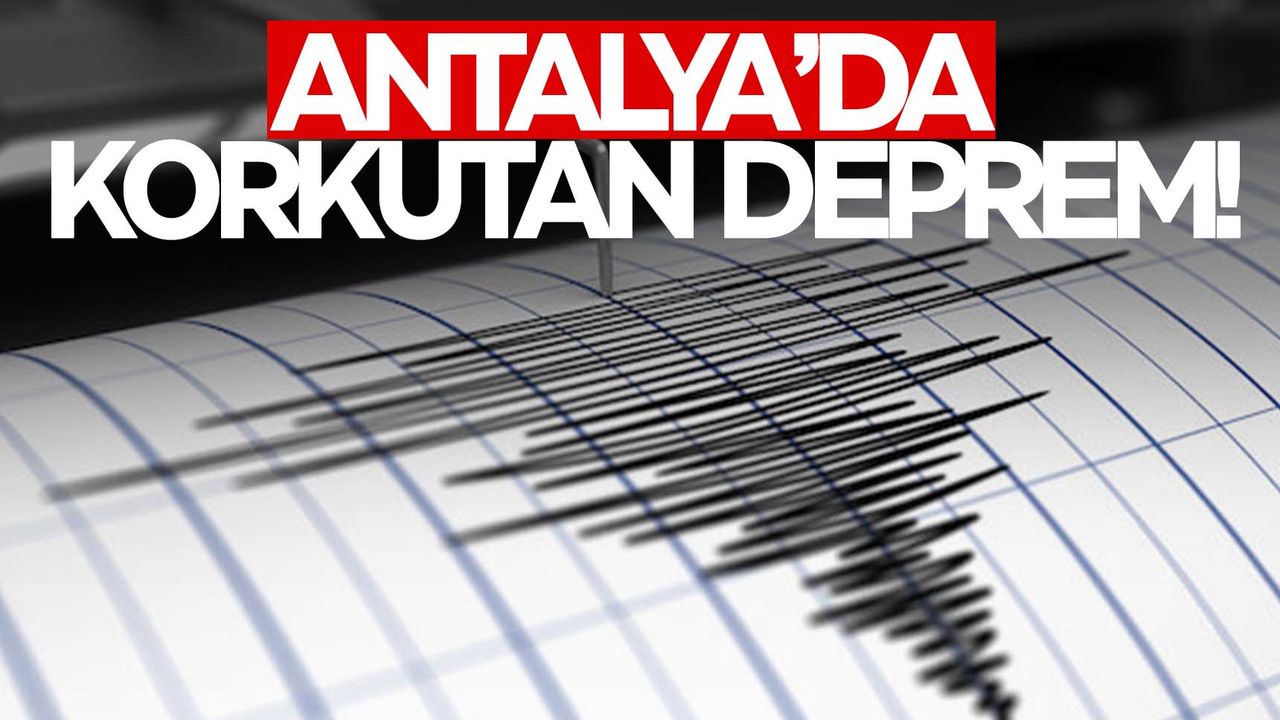 Peş peşe depremler! Diyarbakır’dan sonra Antalya…