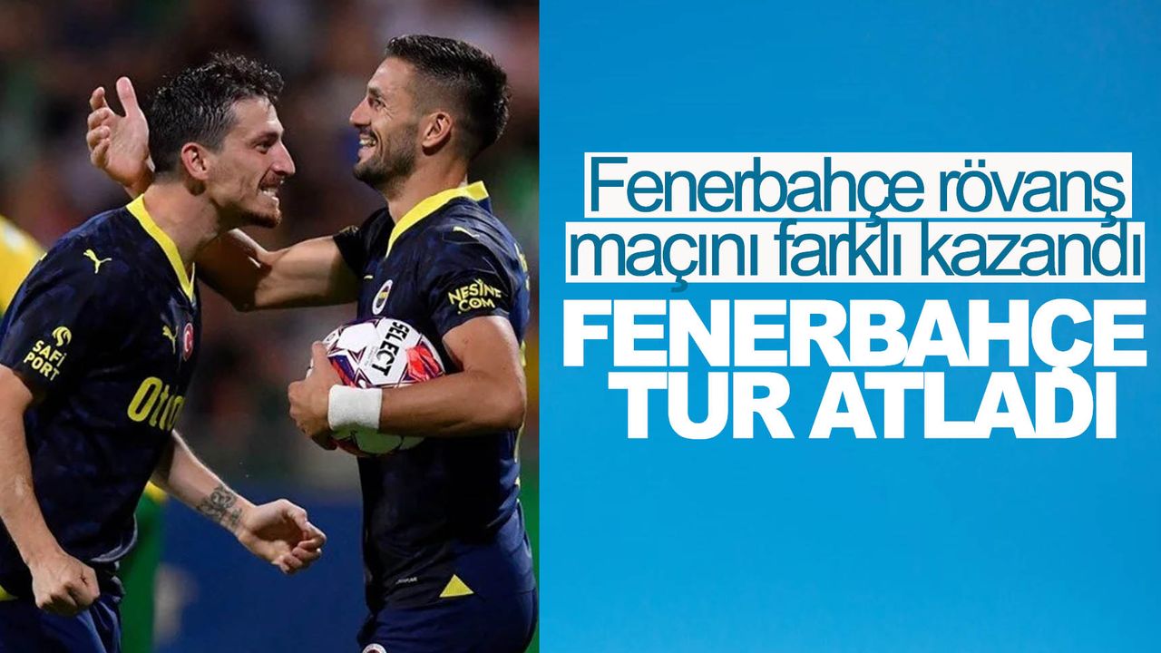 Zimbru'yu mağlup eden Fenerbahçe tur atladı