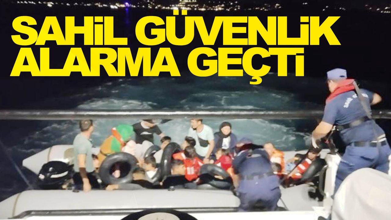 İzmir açıklarında ‘Düzensiz göçmen’ operasyonu