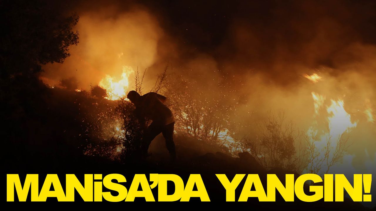 Manisa’da korku dolu saatler… Makilik alanda yangın çıktı!