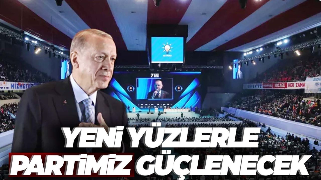 Cumhurbaşkanı Erdoğan'dan kongre öncesi önemli mesaj