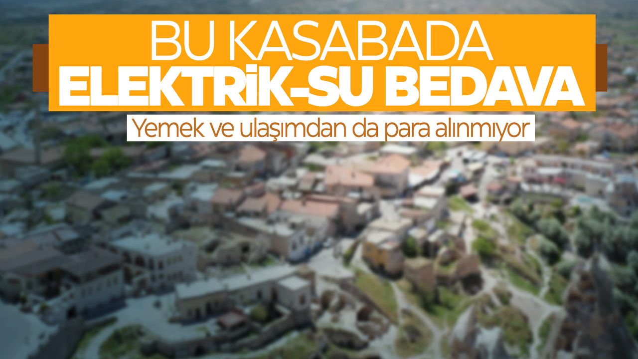 Türkiye’nin bu kasabasında sudan sonra elektrik de bedava!