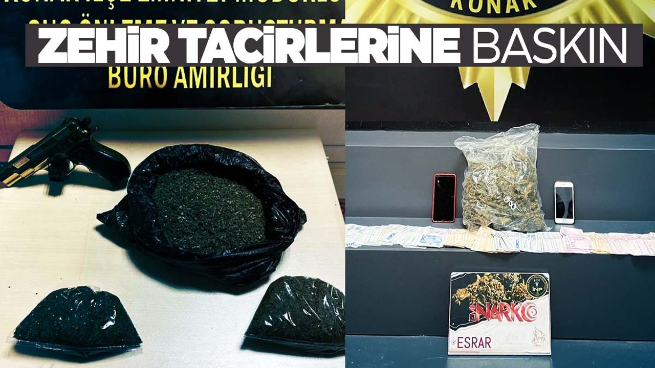 İzmir’de zehir tacirlerine geçit yok: 4 gözaltı