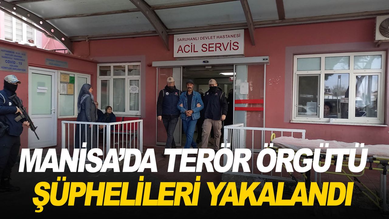 Manisa'da terör örgütü PKK/KCK'ya yönelik operasyonda 7 şüpheli yakalandı