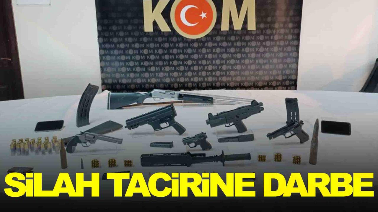 İzmir’de silah tacirine darbe… Polisten baskın!
