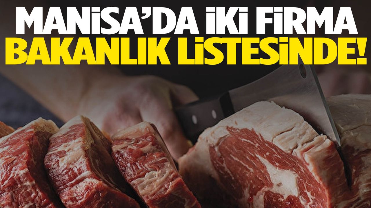 Manisa’da gıdada hile tespit edildi! İki firma ifşa edildi!